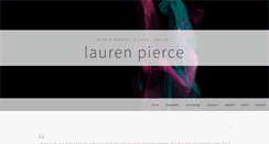 Desktop Screenshot of laurenpiercebass.com